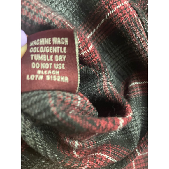 Falcon Bay Collared Shirt Snap Button Plaid Pattern Chest Pockets Multicolor  L - Picture 9 of 9